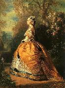 Franz Xaver Winterhalter The Empress Eugenie France oil painting artist